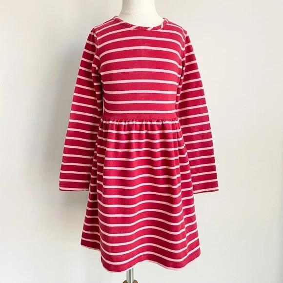 Hanna Andersson | Dresses | Hanna Andersson Girls Zippered Dress In Red And  Pink Stripes Size 67 O | Poshmark